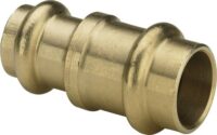 Muffe PROFIPRESS 9778.1 15x10 aus Rotguss, reduziert, Nr.335960,für Heizung