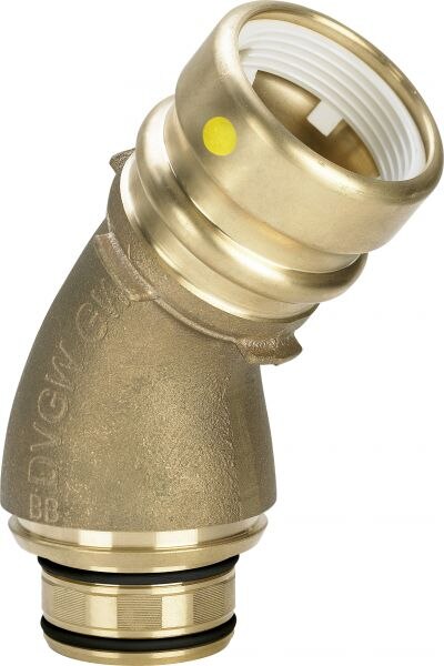 Viega Viega Anschlussbogen 45 Grad mit SC Geopress 9694.1G in 40mm Rotguss