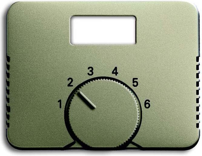 Busch-Jaeger Busch-Jaeger Zentralplatte Raumtemp matt alpha 1794 TA-260 palladium austb Symb