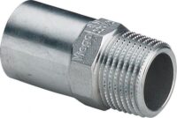 Einsteckstück SANPRESS INOX 2311.1 42x11/2, AG, 436773, a nichtrostendem Stahl
