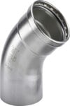 Viega Bogen 45 Grad mit SC Sanpress Inox 2326.1XLLF in LABS-frei in 88,9mm