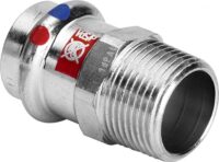 Viega Übergangsstück mit SC Prestabo 1111LF in LABS-frei in 22mm x R3/4