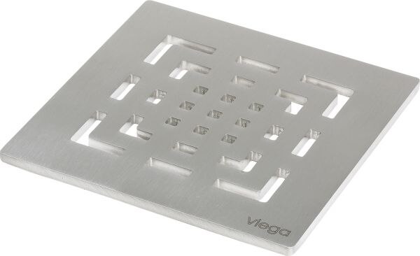 Viega Rost VISIGN RS2 VIEGA 4929.2, 492335 143x143mm, aus Edelstahl massiv