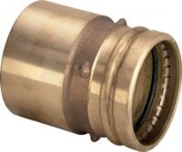 Viega Reduzierstück SC Sanpress 2215.1LF in LABS-frei in 54x35mm Rotguss