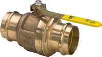 Bild vom Produkt: Gassystem-Kugelhahn VIEGA 2670, 492885 28mm, Rotguss, gerade, abschliessbar
