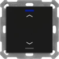 MDT Tastsensor Bussystem KNX- Unterputz schwarz matt 1-fach 2pkt RF-TAL55T106.A1