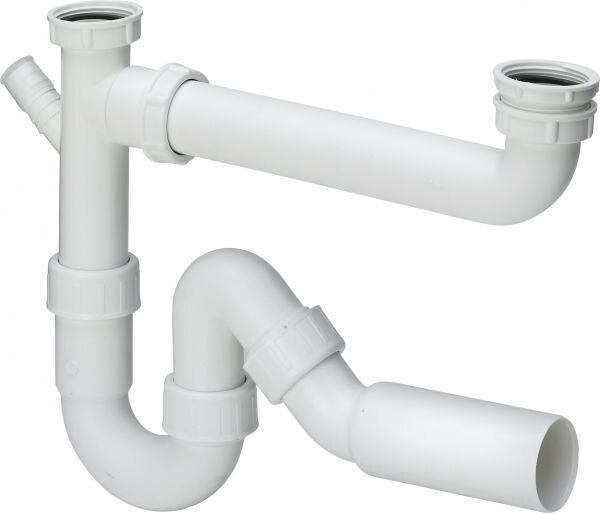Ablaufverbindung VIEGA 79485.20 109585 11/2"x40x90-310, mit Abgang 45Gr. Kunstst.