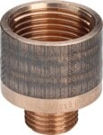 Rotguss-Reduzierstück 3242 1/2a x 3/4i, DVGW, rund