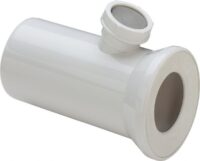 Klosett-Anschluss-Stutzen 3815.2 DN 100x175, mit Anschluss50mm, weiß