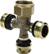 Verteiler RAXOFIX 5326.08, 645625 16x3/4x3 aus Rotguss mit Verschraubg. pro Stück