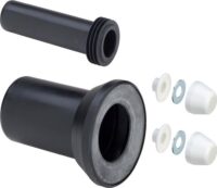 Bild vom Produkt: Klosett-Anschluss-Garnitur VIEGA 263812 3817.815, 45x180/DN90x180, f.Wand-WC