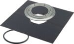 Klemmflansch VIEGA 4998.3, 125530 mit O-Ring, Schrauben und Dichtungsbahn