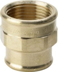 Rotguss-Muffe 3240 1x1/2" reduziert