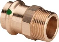 Viega Übergangsstück mit SC Sanpress 2211 in 14mm x R1/2 Siliziumbronze