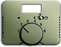 Busch-Jaeger Zentralplatte Raumtemp matt alpha 1795 TA-260 palladium austb Symb