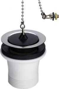 Ablaufventil VIEGA 7622.51 109233 11/2"x70 mit Kette, Hoehe 55mm, Kunststoff