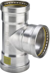 T-Stück SANPRESS INOX G 0218XL 578213 76,1mm aus Edelstahl rostfrei