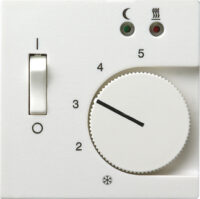 GIRA Drehknopf Raumtemp rws mt System 55 149427 div.Symbole