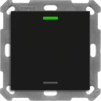 MDT Tastsensor Bussystem KNX- Unterputz schwarz matt 1-fach 2pkt RF-TAL55T106.01