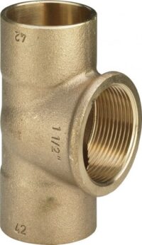 Rotguss-T-Stück 94130 G 28x3/4x28, IG, pro Stück