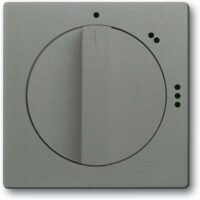 Busch-Jaeger Zentralplatte Schalter grau 2542 DR/02-803 metallic