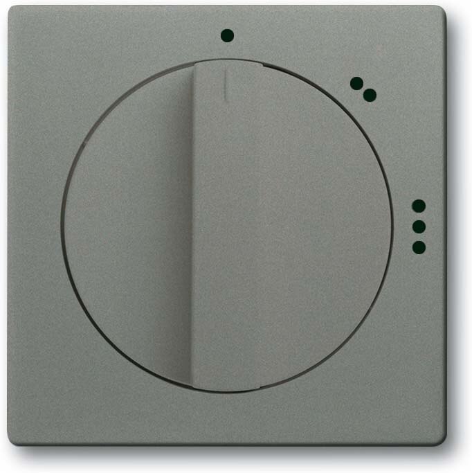 Busch-Jaeger Busch-Jaeger Zentralplatte Schalter grau 2542 DR/02-803 metallic