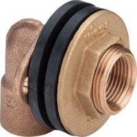 Viega Wanddurchführung 3426 in Rp1/2 x 30mm x Rp1/2 x G3/4 Rotguss