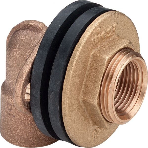 Viega Viega Wanddurchführung 3426 in Rp1/2 x 30mm x Rp1/2 x G3/4 Rotguss