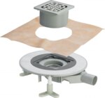 Badablauf ADVANTIX TOP 669263 4914.21 DN 50 mit Aufsatz 150x150mm Rahmen a Kst