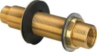 Rotguss-Wanddurchfuehrung VIEGA 2132.9,1/2x3/4x120, variabel, 470913