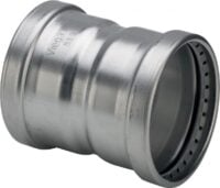 Viega Muffe mit SC Sanpress Inox 2315XLLF in LABS-frei in 108,0mm