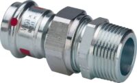 Viega Verschraubung mit SC Prestabo 1165 in 18mm x R3/4 Stahl verzinkt