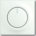 Busch-Jaeger Drehknopf Symbol Dimmer matt 6540-774 studioweiß