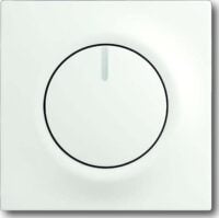 Busch-Jaeger Drehknopf Symbol Dimmer matt 6540-774 studioweiß