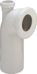 Klosett-Anschlussbogen 3811.1 90 Grad DN 100x230, mit Anschluss50mm, weiß