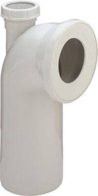 Klosett-Anschlussbogen 3811.1 90 Grad DN 100x230, mit Anschluss50mm, weiß