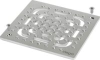 Rost VIEGA 4933.61, 560768 143x143mm, rutschhemmend aus Edelstahl