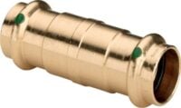 Schiebe-Muffe SANPRESS Nr.2215.5, 119041 22mm aus Rotguss