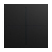 Busch-Jaeger Tastwippe KNX free@home schwarz LFW/A.4.55.11-915 matt Kunststoff Thermopl