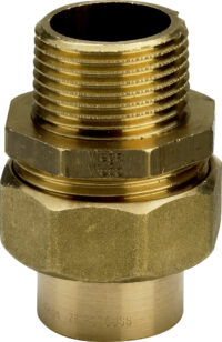 Rotguss Rohrverschraubung 94343 G 15x1/2"AG, konischdichtend