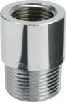 Rotguss Reduzierstück 3242, DVGW 3/4ax1"i, rund, verchromt