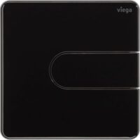 Viega Urinal Betätigungsplatte VfS 23 8613.2 aus Kunststoff in tiefschwarz