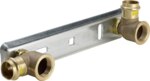 Gas-Anschluss Platte VIEGA G2325, 533618 1"x28mm, für Zweistutzen Grundplatte verz.