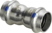 Viega Muffe mit SC Sanpress Inox 2315LF in LABS-frei in 22mm