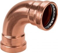 Bogen PROFIPRESS 2416XL 64,0mm 90 Grad 577681 aus Kupfer, für Wasser