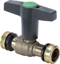 Viega Kugelhahn mit SC Easytop 5375 in 63mm Siliziumbronze