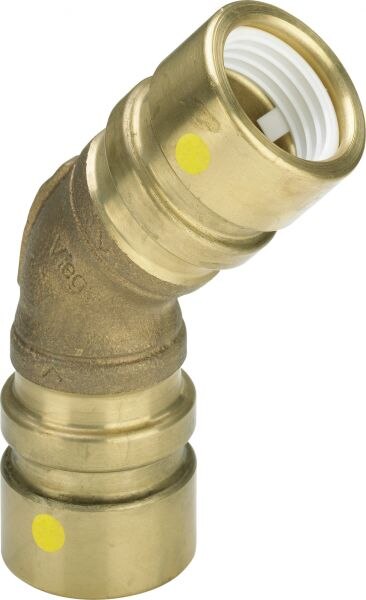 Viega Viega Bogen 45 Grad mit SC Geopress G 9626G in 63mm Rotguss