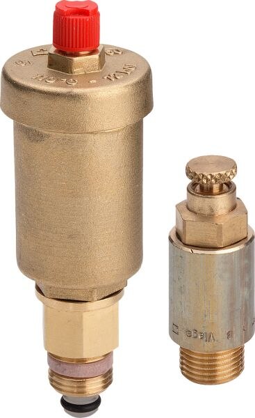 Entlueftungs-Set SANFIX-P 1028, 259440 3/8", für Verteiler aus Messing