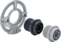 Viega Zulaufflansch 6149.90 in Kunststoff grau