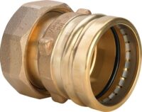 Verschraubung SANPRESS Nr.2263XL, 365127 flachdichtend 76x3 aus Rotguss